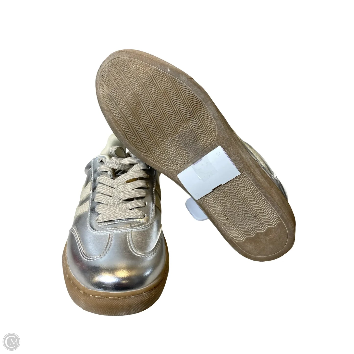 Shoes Sneakers By Torrid In Silver, Size: 8.5