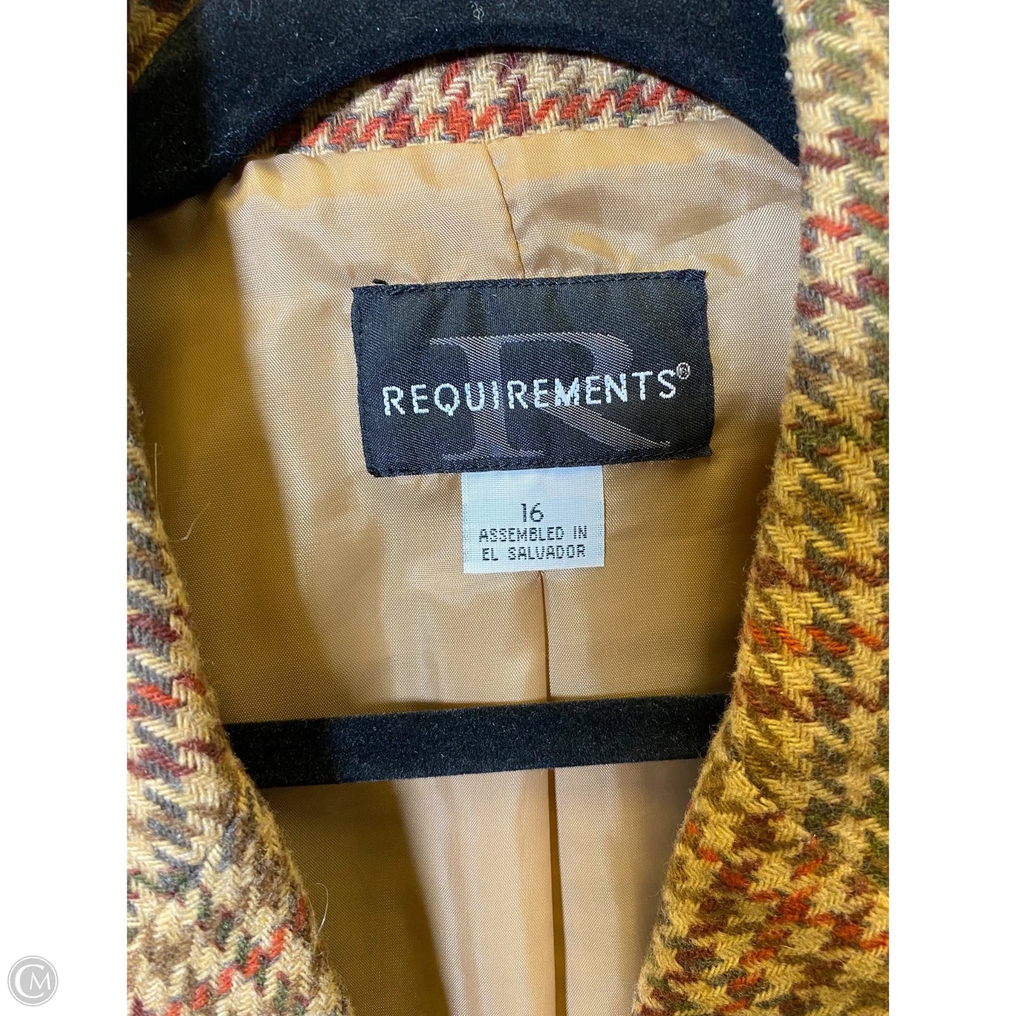 Blazer By Requirements In Multi-colored, Size: 16