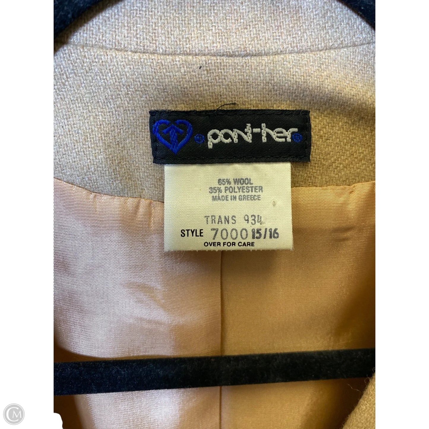 Blazer By Clothes Mentor In Beige, Size: Xl