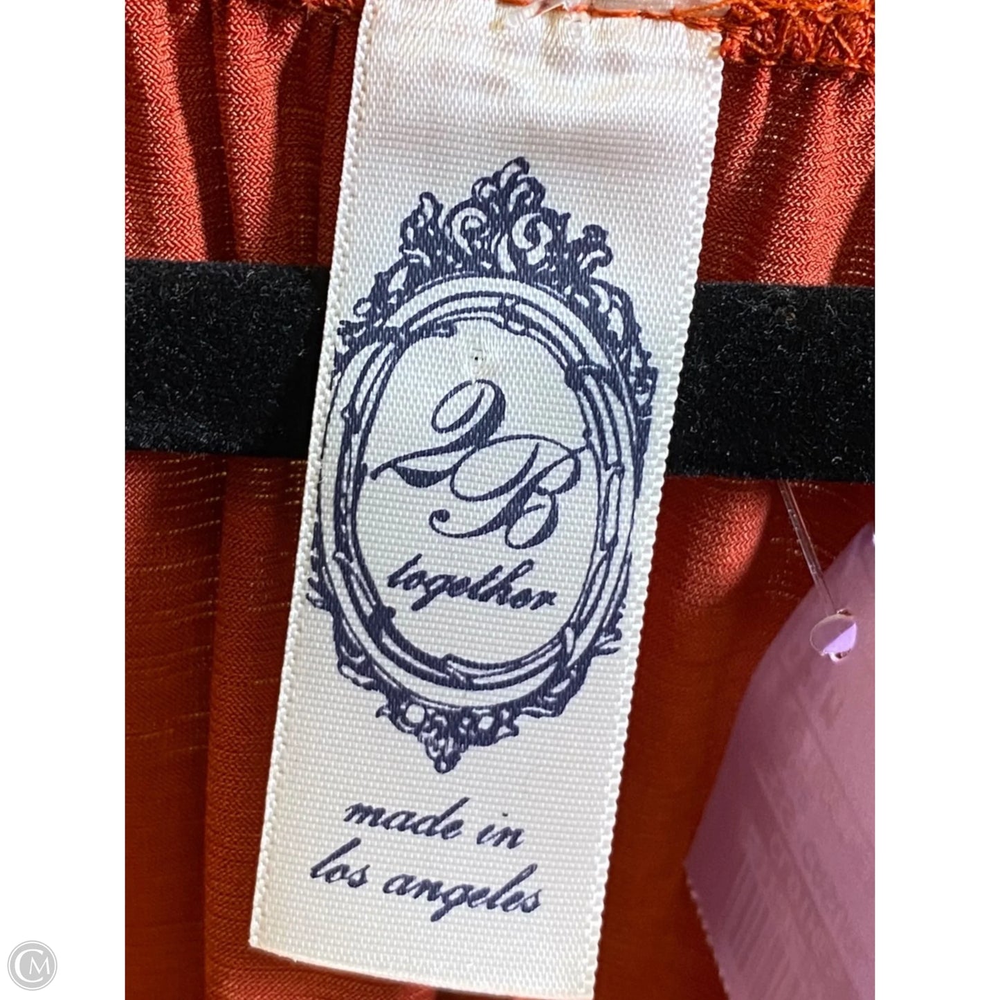 Dress Casual Midi By Clothes Mentor In Orange, Size: M