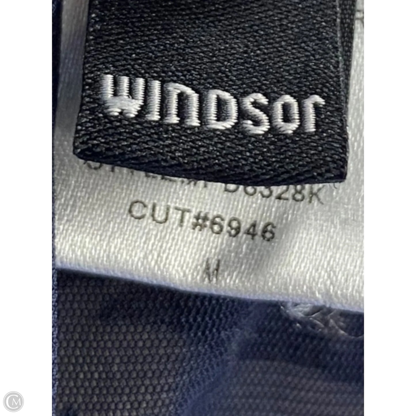 Dress Casual Midi By Windsor In Black & Blue, Size: M