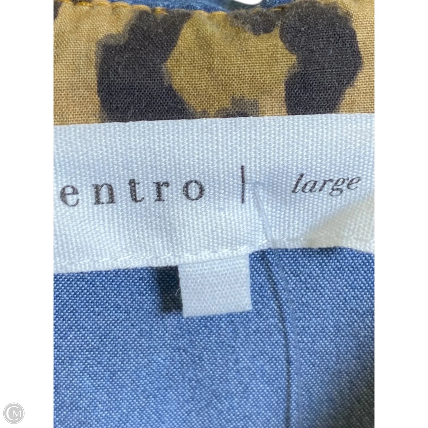 Dress Casual Midi By Entro In Blue Denim, Size: L