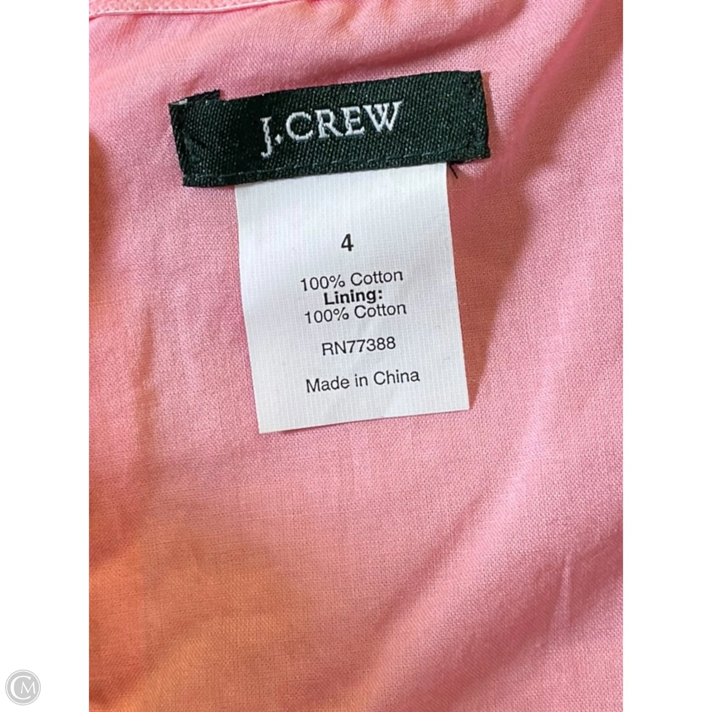 Dress Casual Midi By J. Crew In Pink, Size: 4