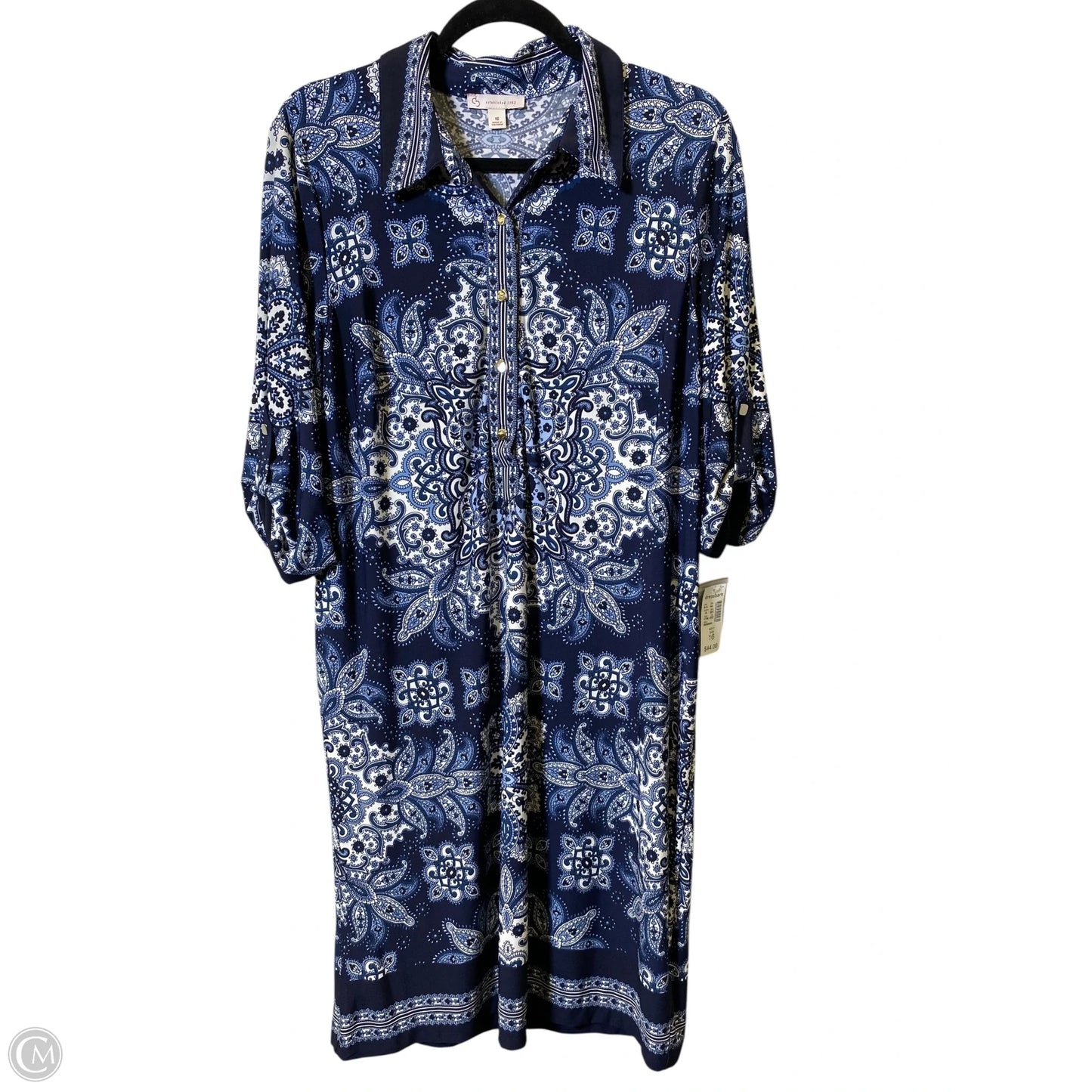 Dress Casual Midi By Clothes Mentor In Floral Print, Size: Xl