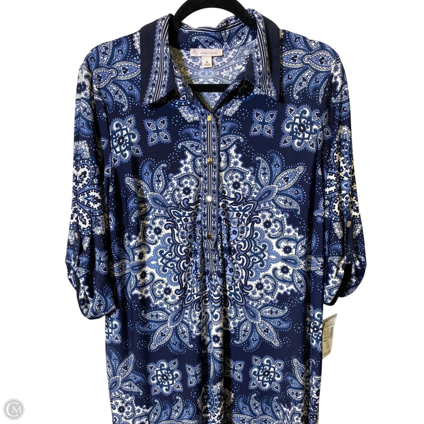 Dress Casual Midi By Clothes Mentor In Floral Print, Size: Xl