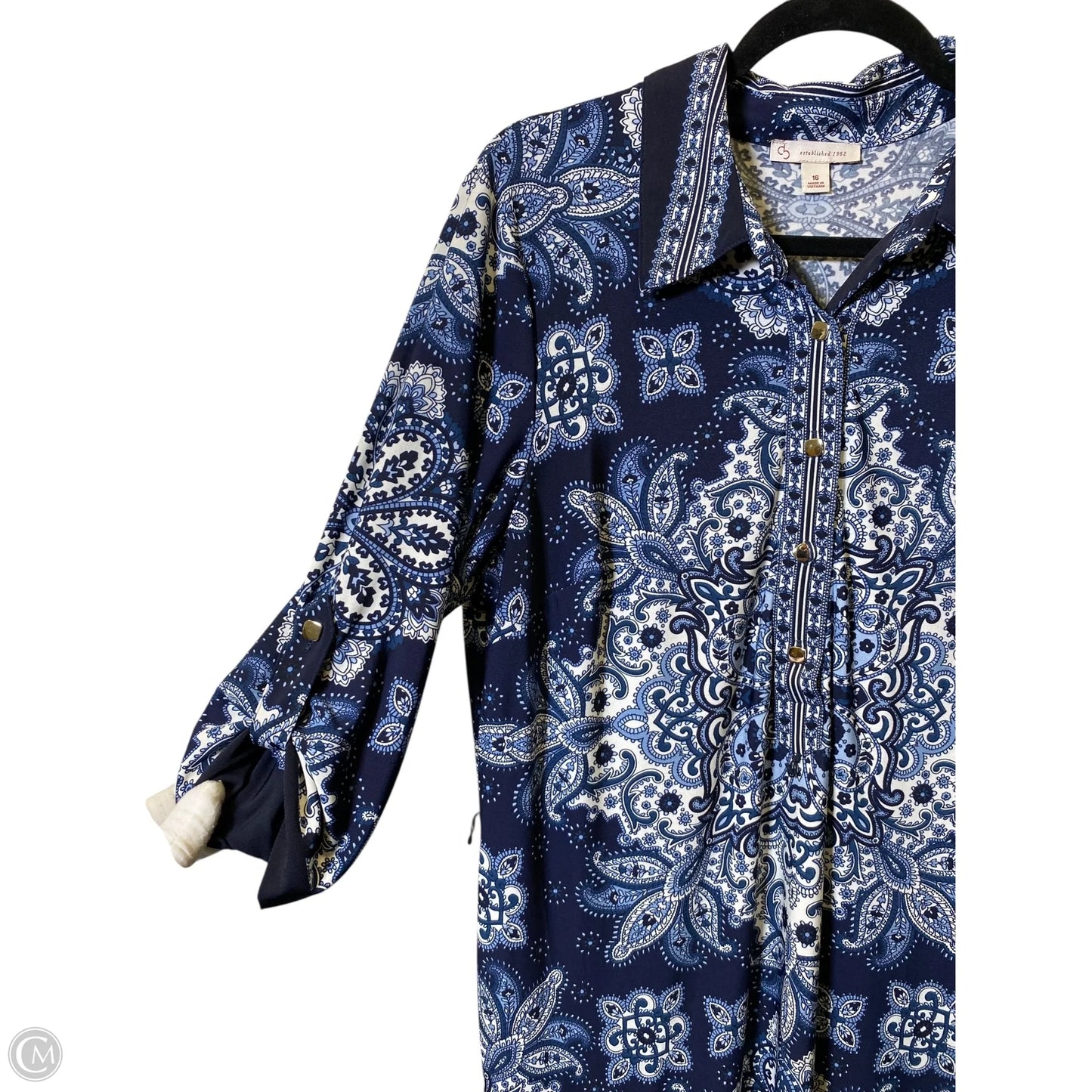 Dress Casual Midi By Clothes Mentor In Floral Print, Size: Xl