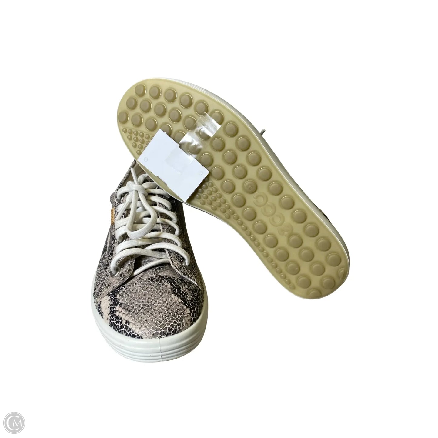 Shoes Flats By Ecco In Snakeskin Print, Size: 7.5