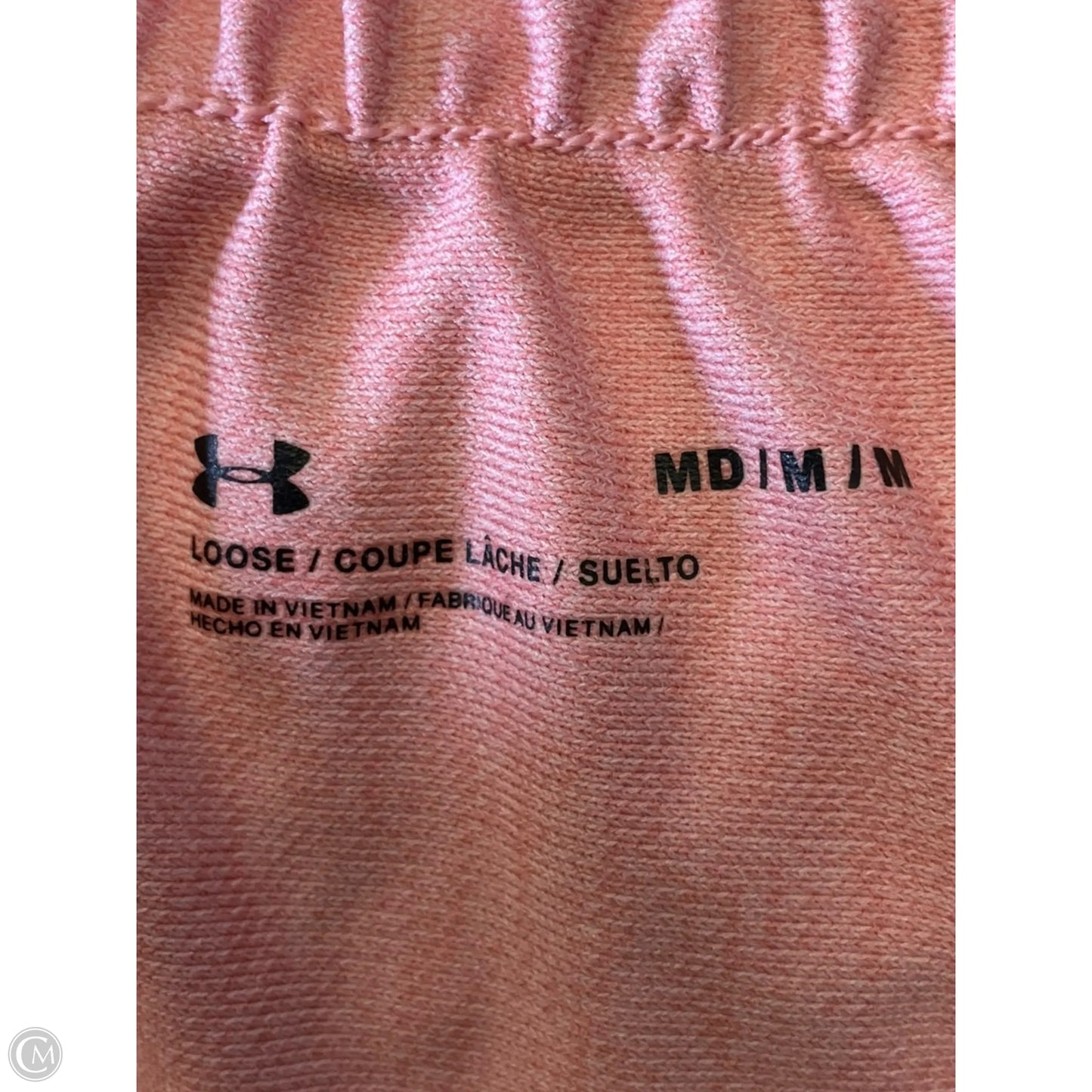Athletic Shorts By Under Armour In Pink, Size: M