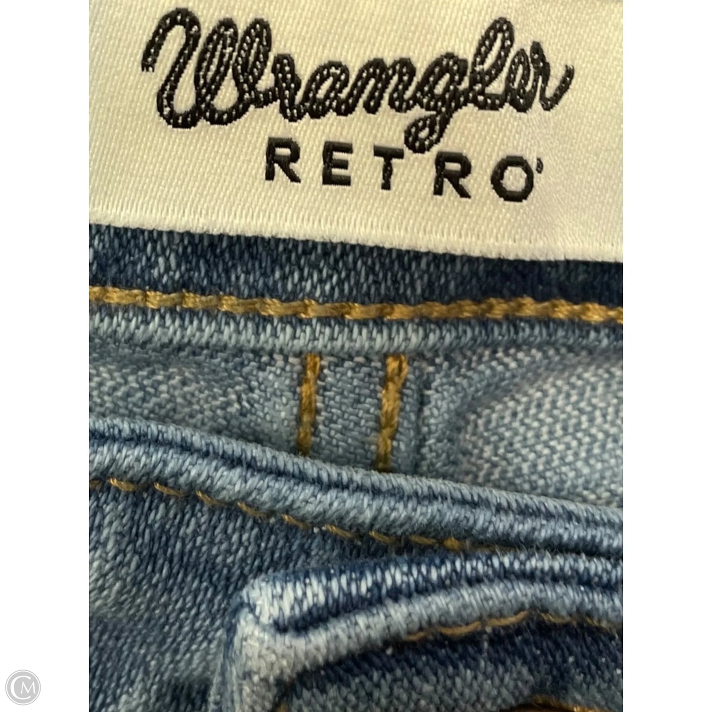 Jeans Boot Cut By Wrangler In Blue Denim, Size: 8