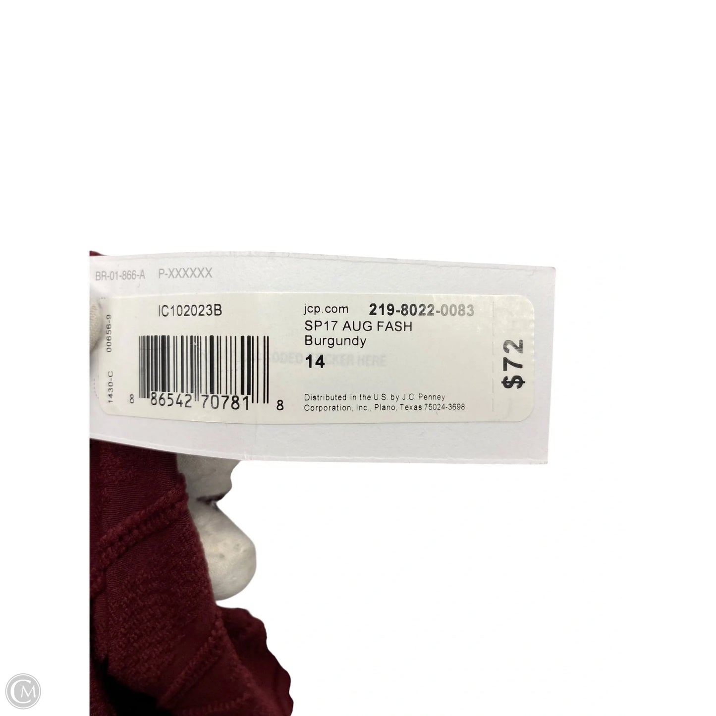 Dress Casual Midi By Bisou Bisou In Maroon, Size: 14