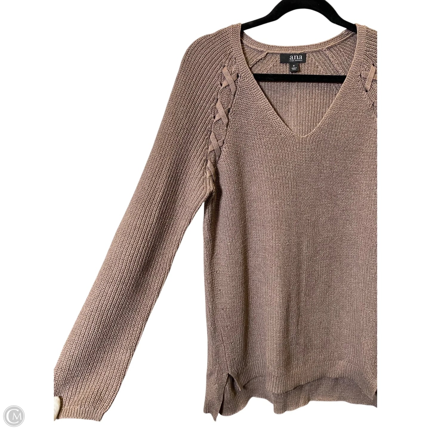 Sweater By Ana In Brown, Size: S