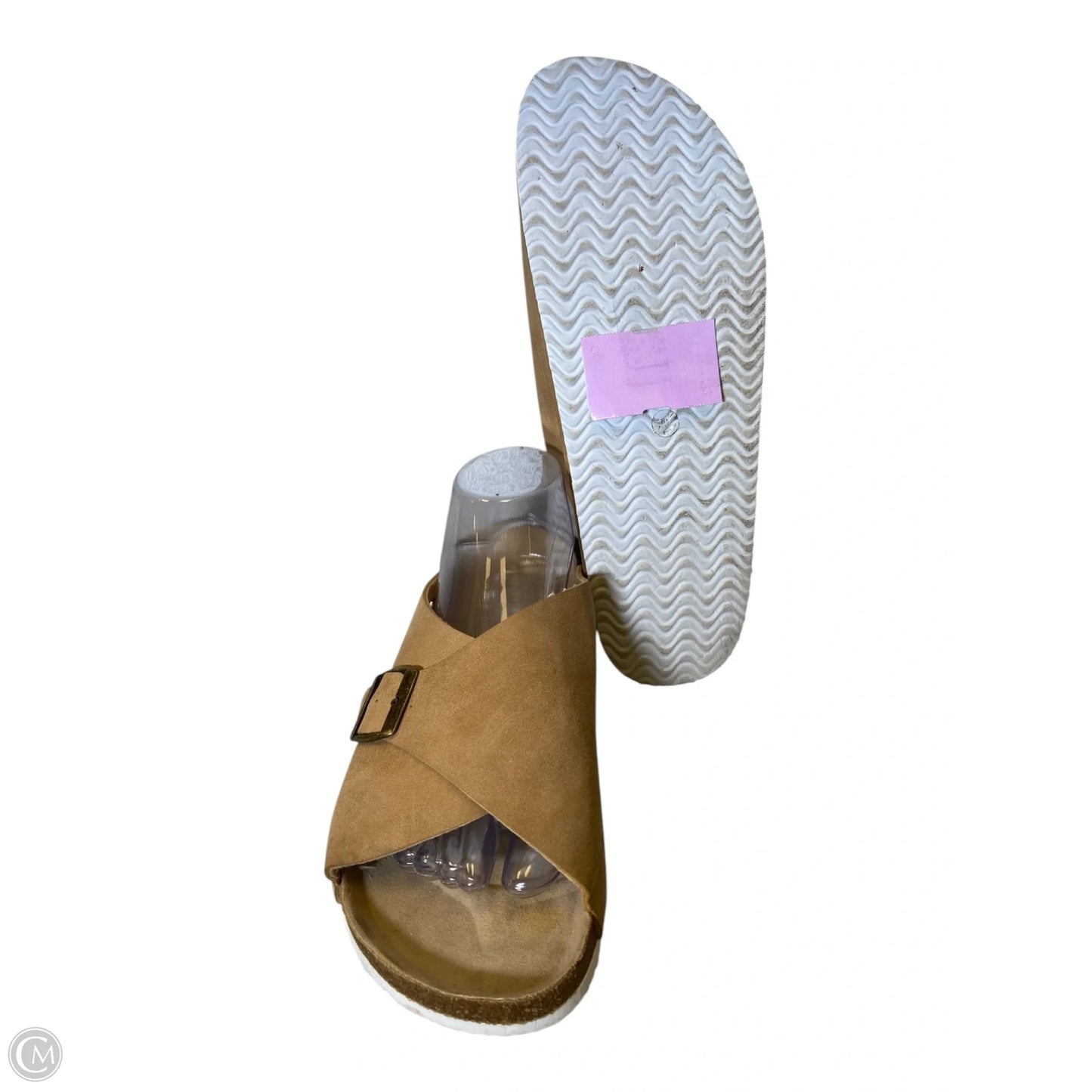 Sandals Flats By Arizona In Beige, Size: 9.5