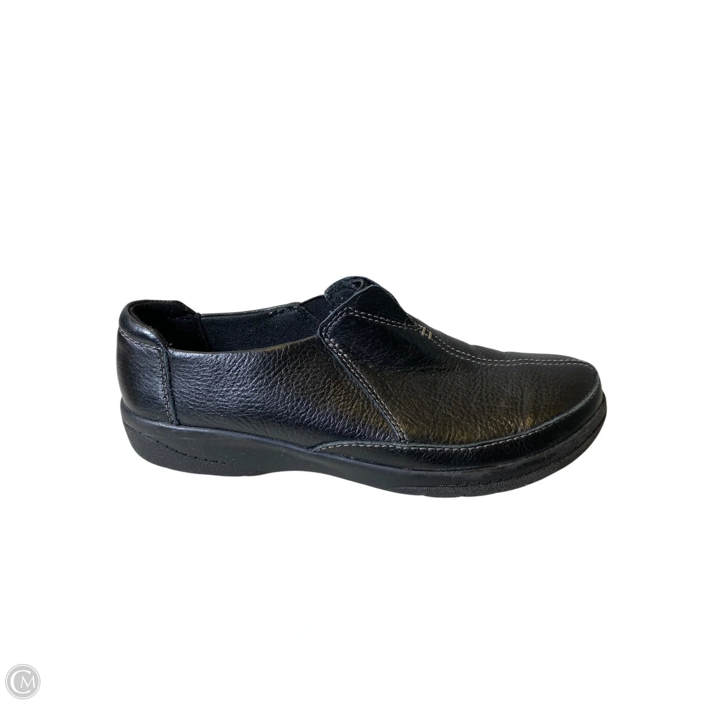 Shoes Flats By Clarks In Black, Size: 6