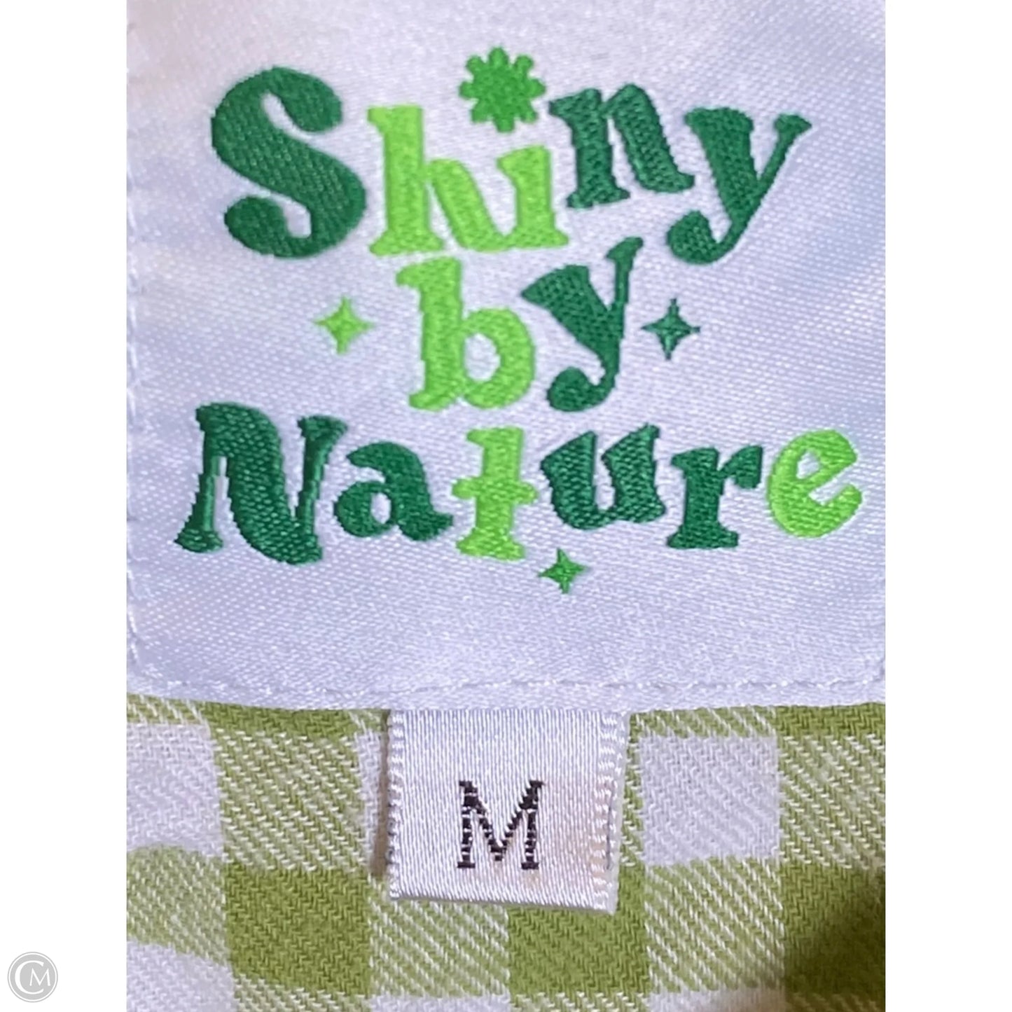Dress Casual Midi By Clothes Mentor In Green & White, Size: M