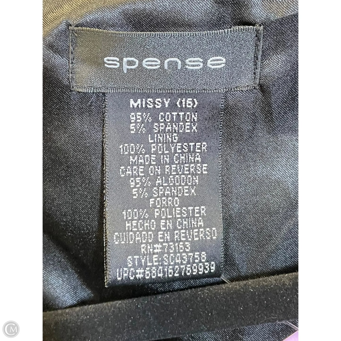 Dress Casual Midi By Spense In Polkadot Pattern, Size: 16