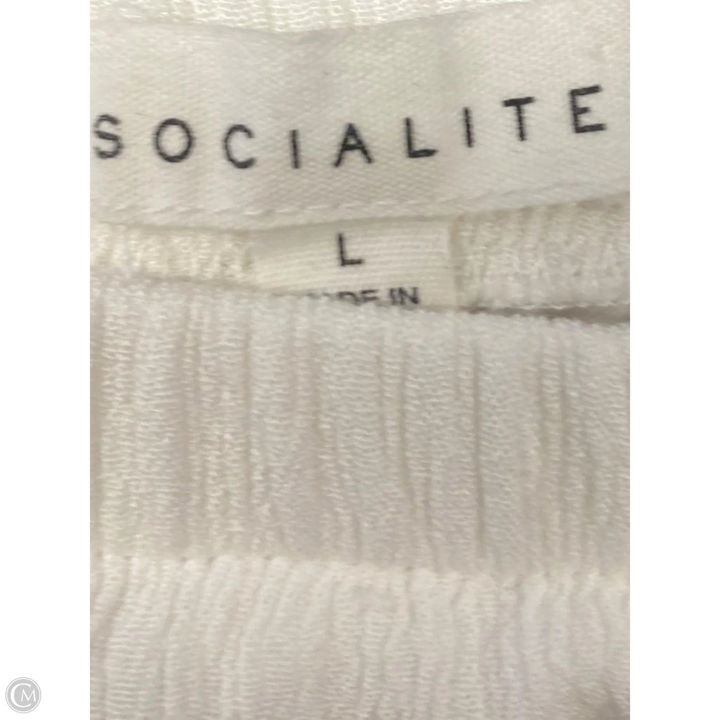 Dress Casual Maxi By Socialite In White, Size: L