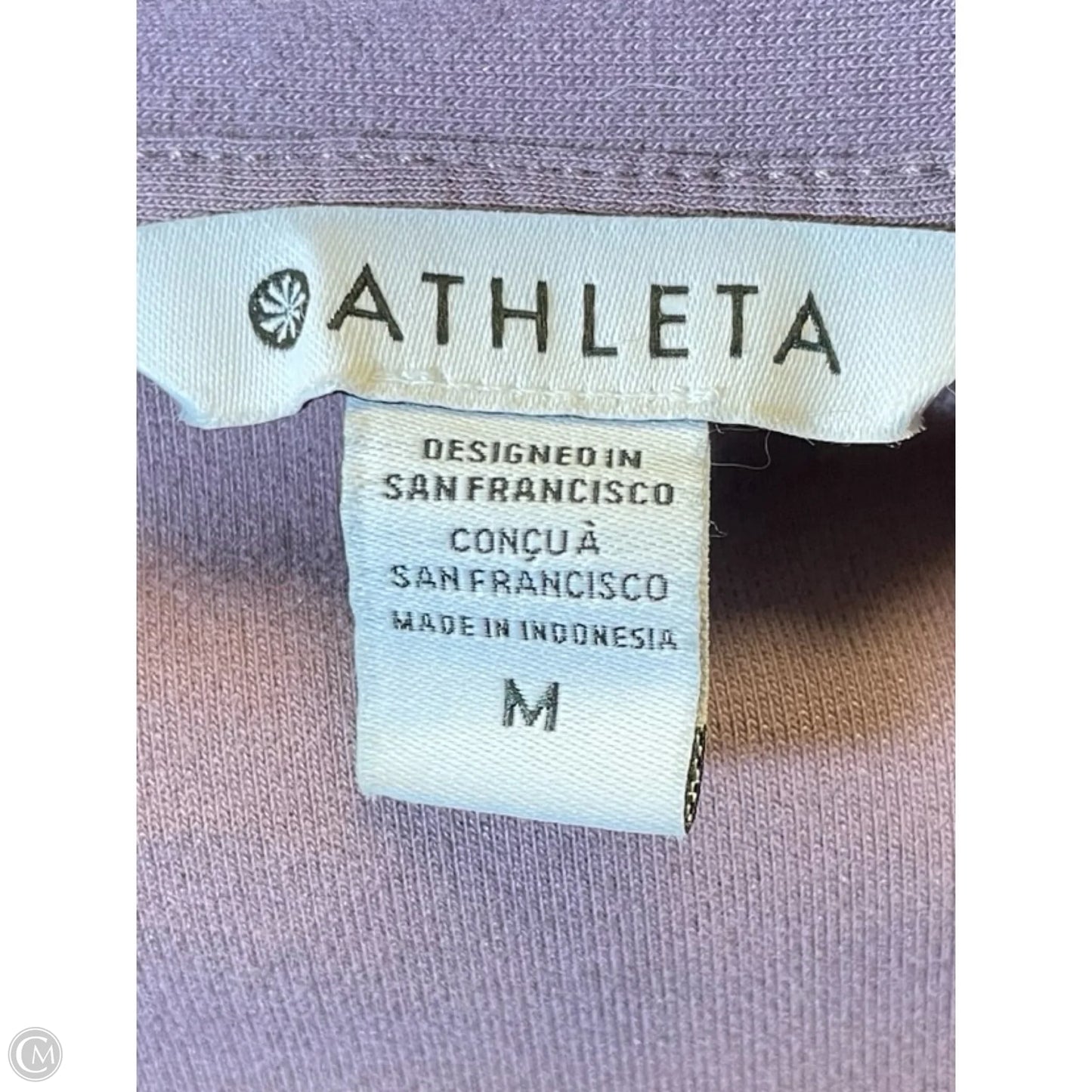 Sweater Cardigan By Athleta In Purple, Size: M