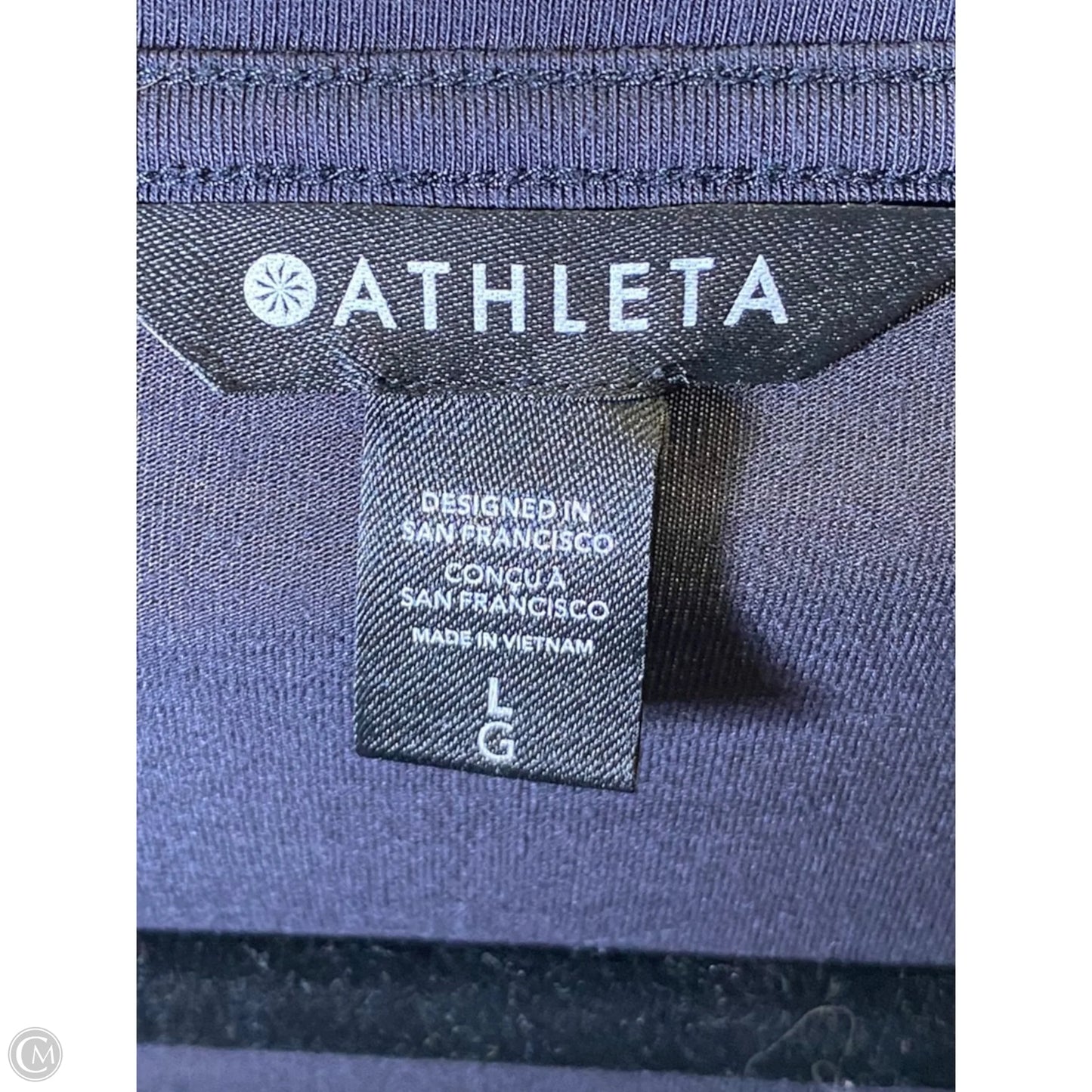 Top Long Sleeve By Athleta In Black, Size: L