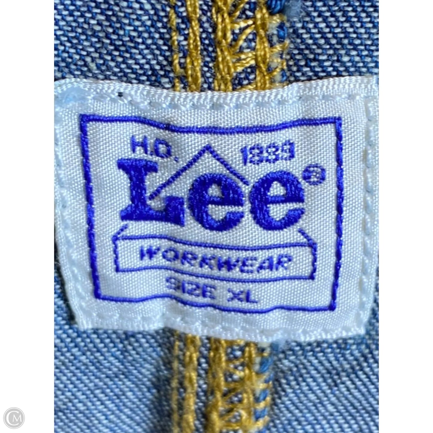 Dress Casual Midi By Lee In Blue Denim, Size: Xl