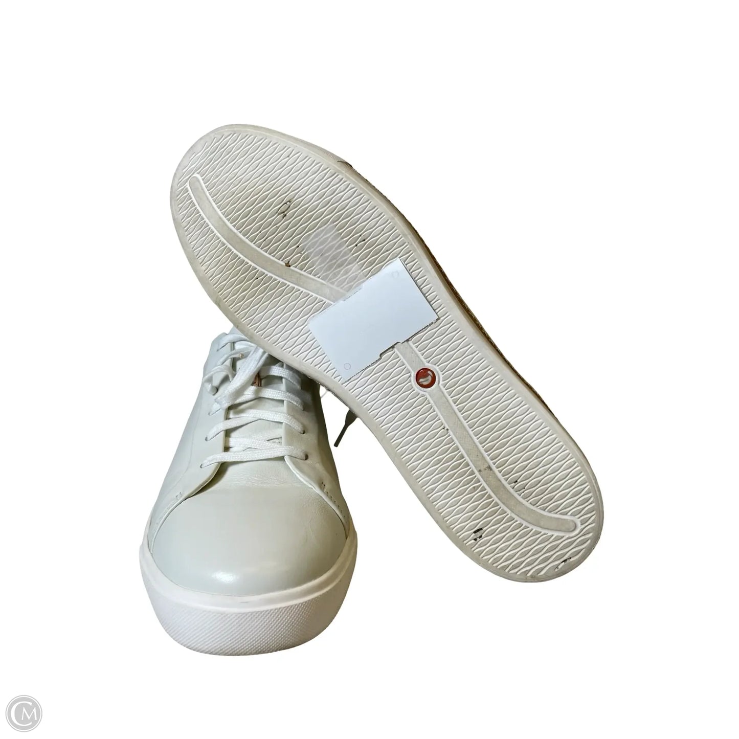 Shoes Flats By Clarks In Ivory, Size: 10