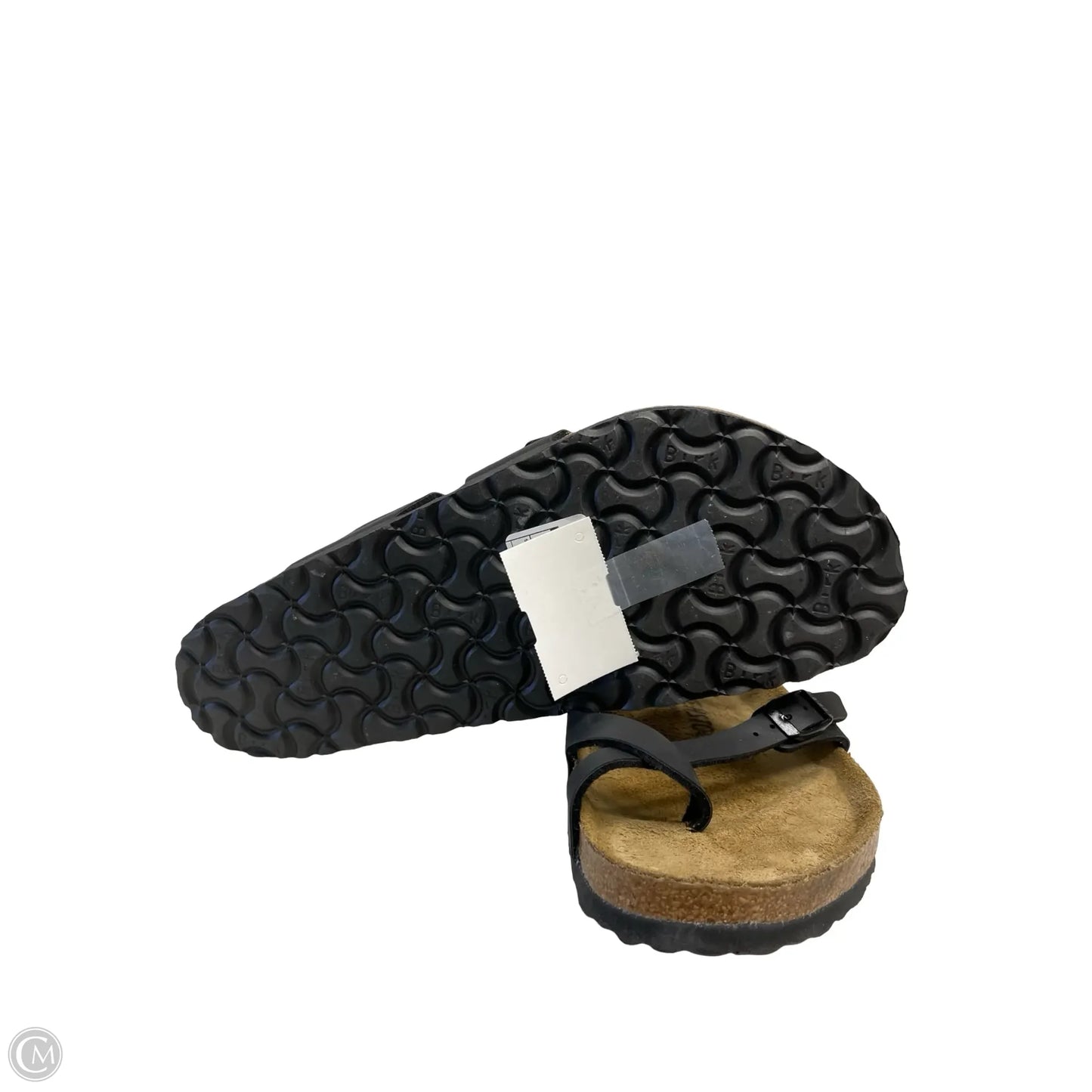 Sandals Flats By Birkenstock In Black, Size: 11