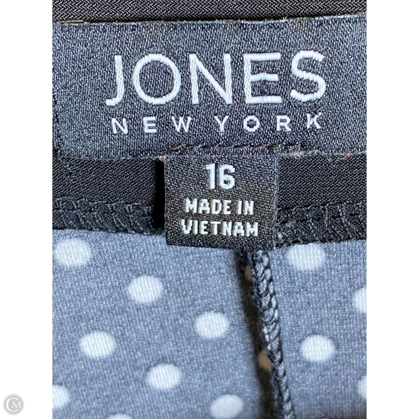 Dress Casual Midi By Jones New York In Polkadot Pattern, Size: 16