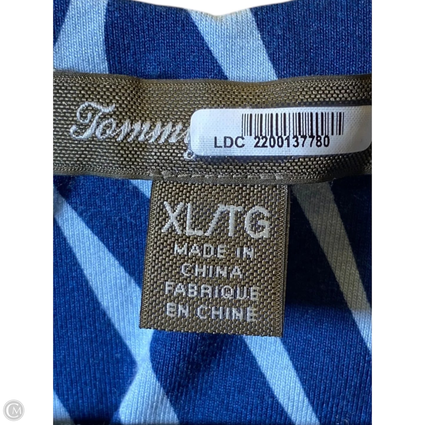 Dress Casual Maxi By Tommy Bahama In Blue, Size: Xl
