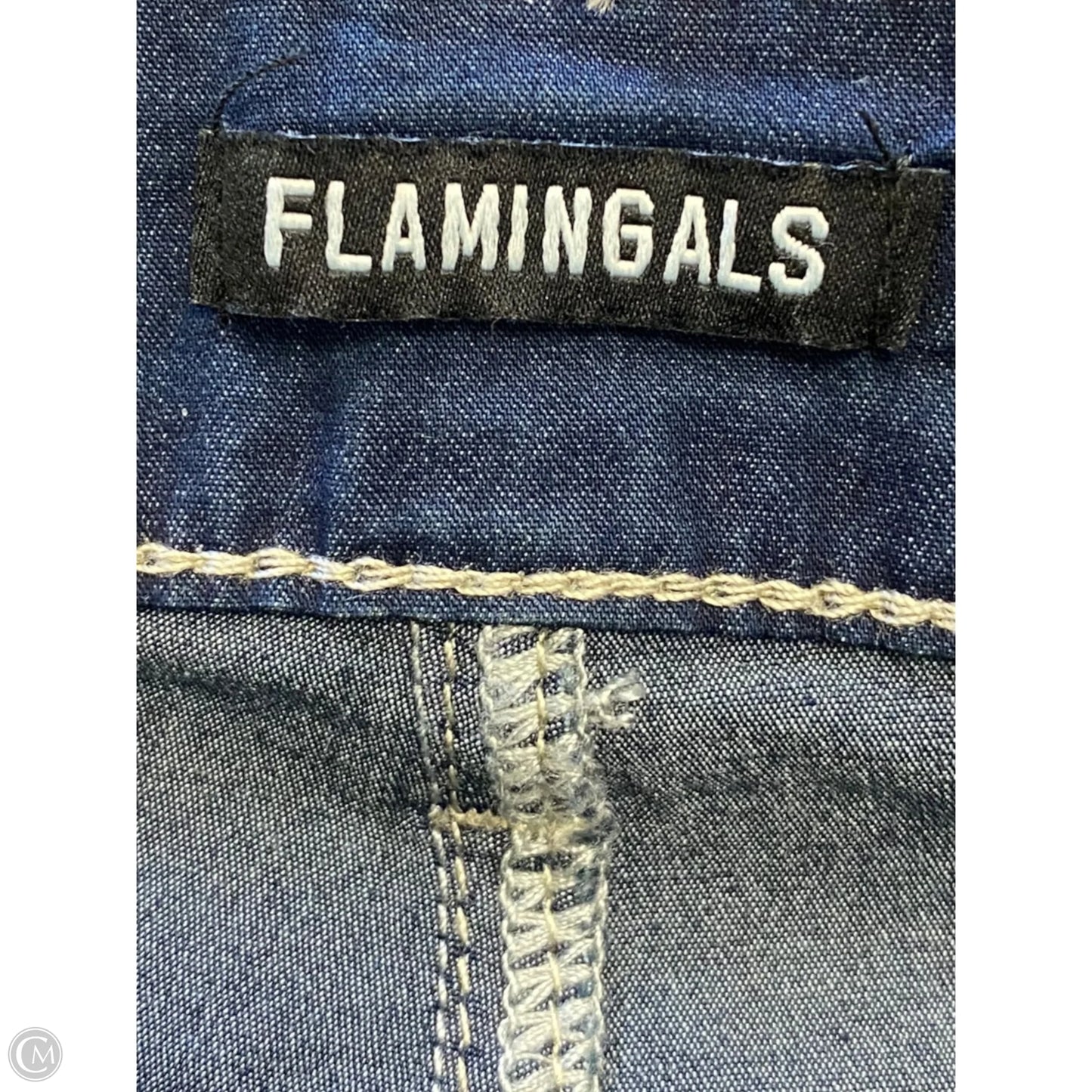 Jeans Wide Leg By Clothes Mentor In Blue Denim, Size: Xl