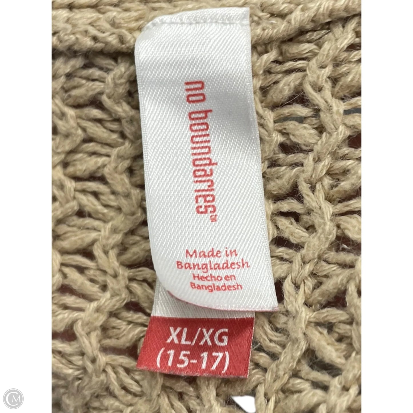 Cardigan By No Boundaries In Tan, Size: Xl