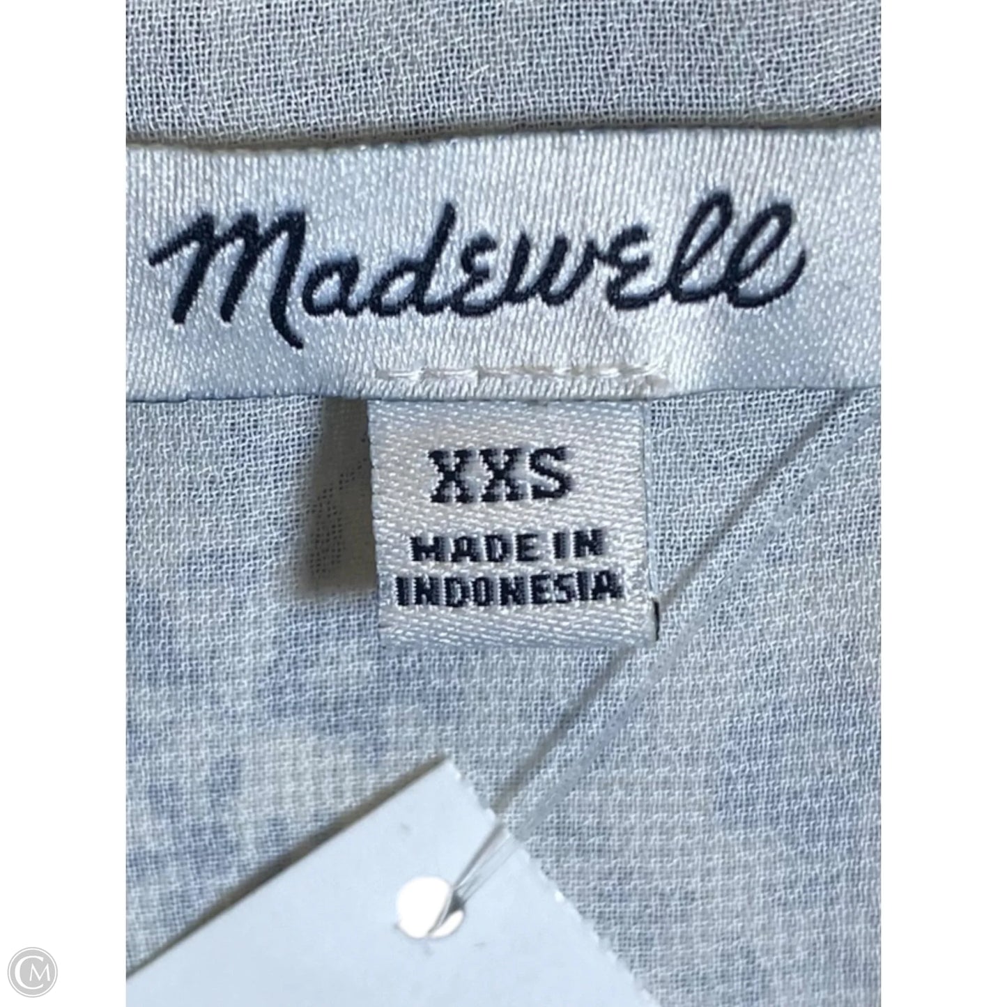 Blouse Short Sleeve By Madewell In Floral Print, Size: Xxs