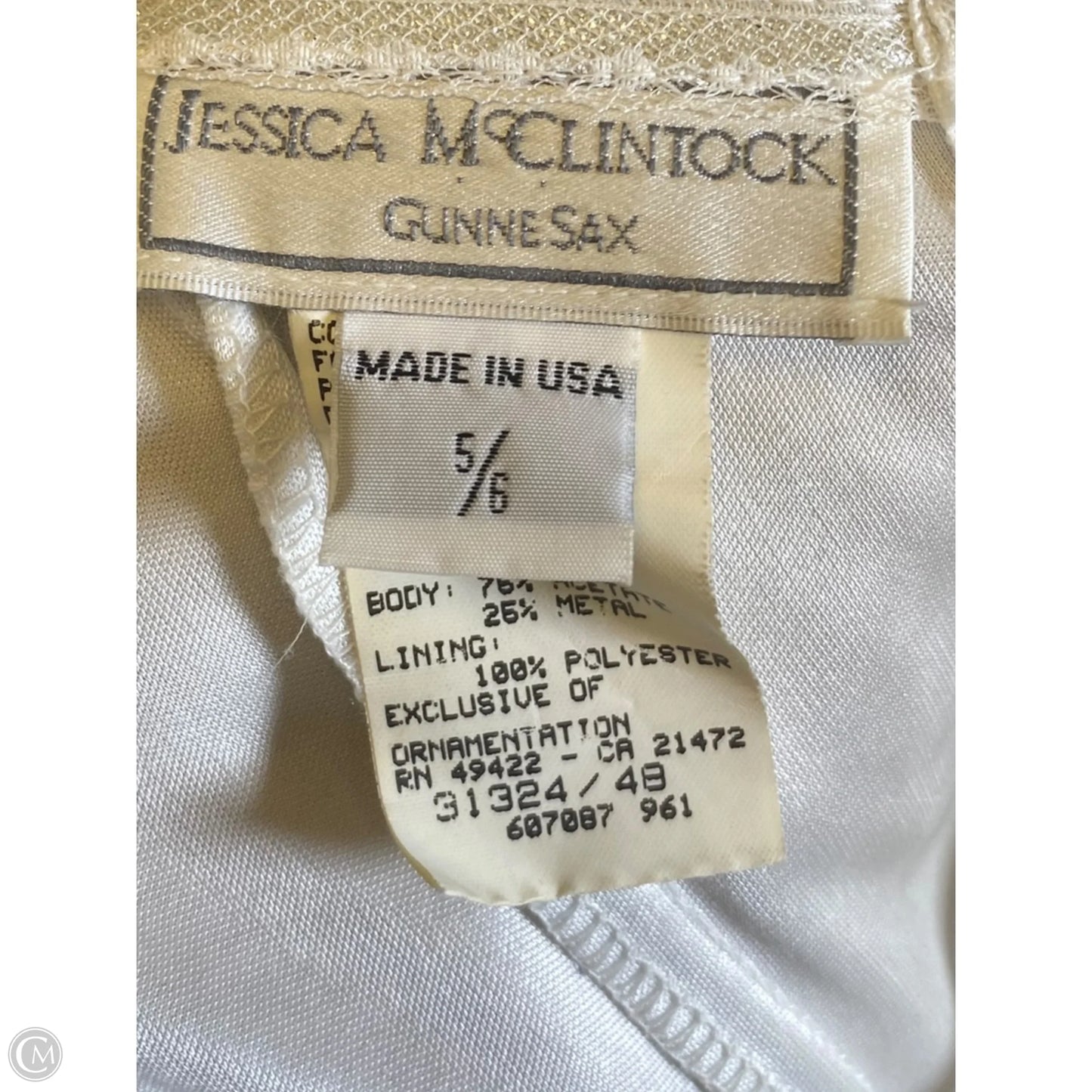 Dress Casual Maxi By Jessica Mcclintok In Silver, Size: 6
