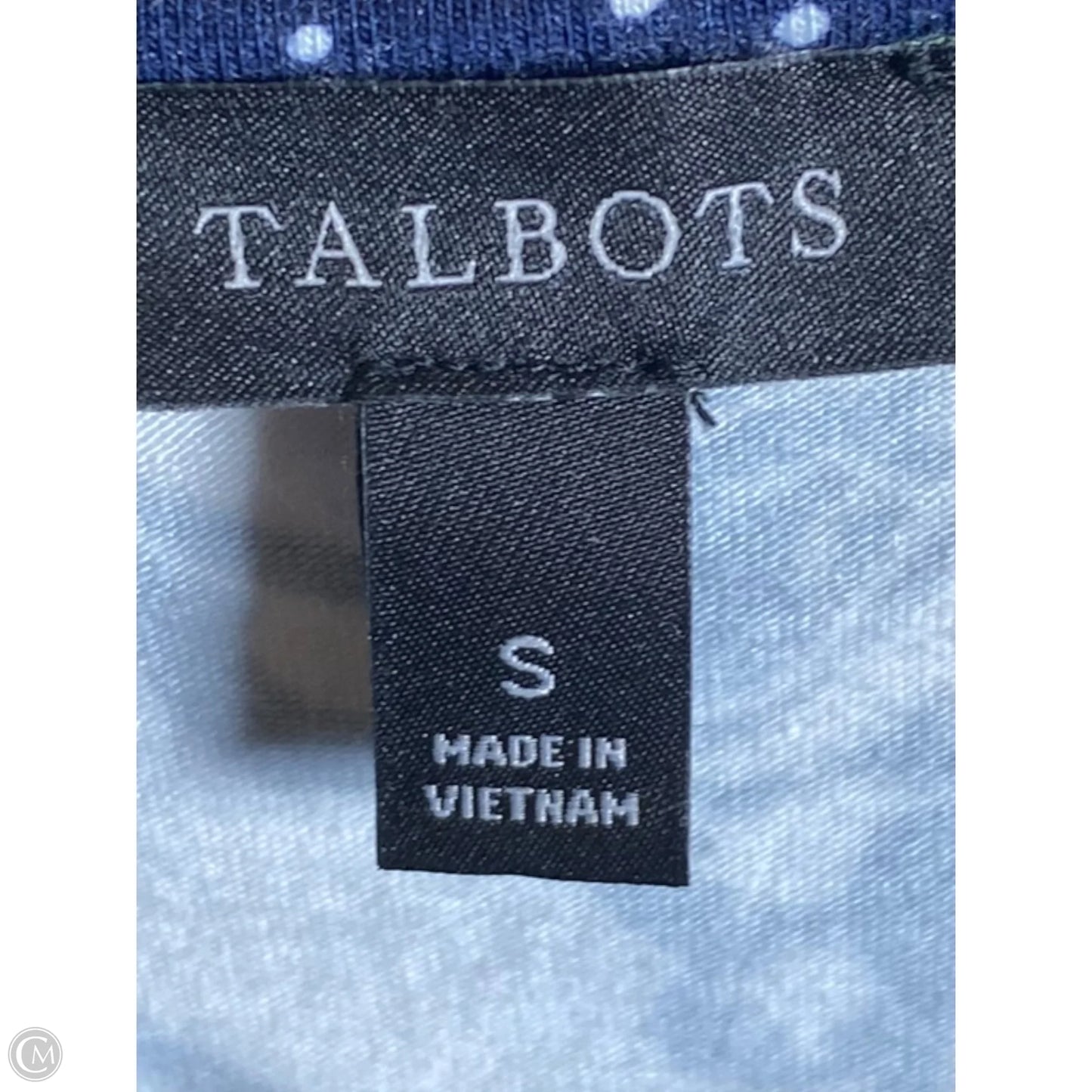 Dress Casual Maxi By Talbots In Blue & White, Size: S