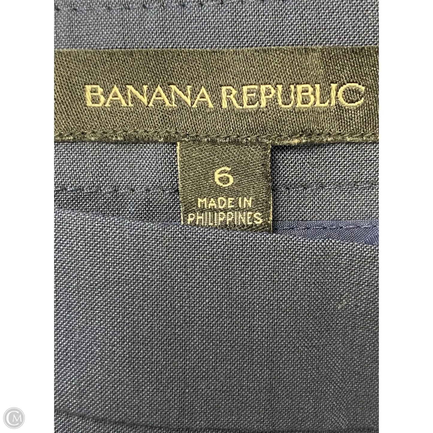 Skirt Midi By Banana Republic In Navy, Size: 6
