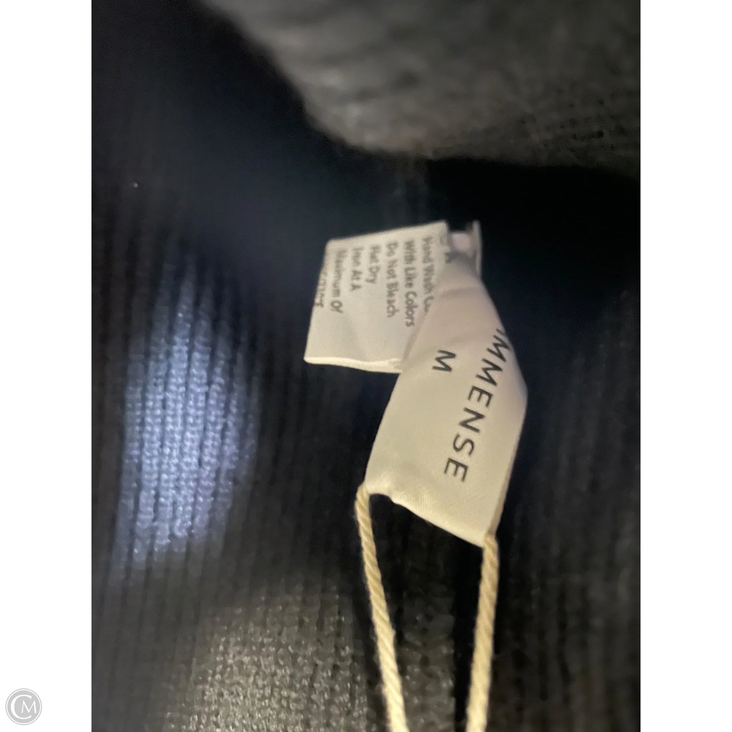 Sweater Cardigan By Commense In Black, Size: M