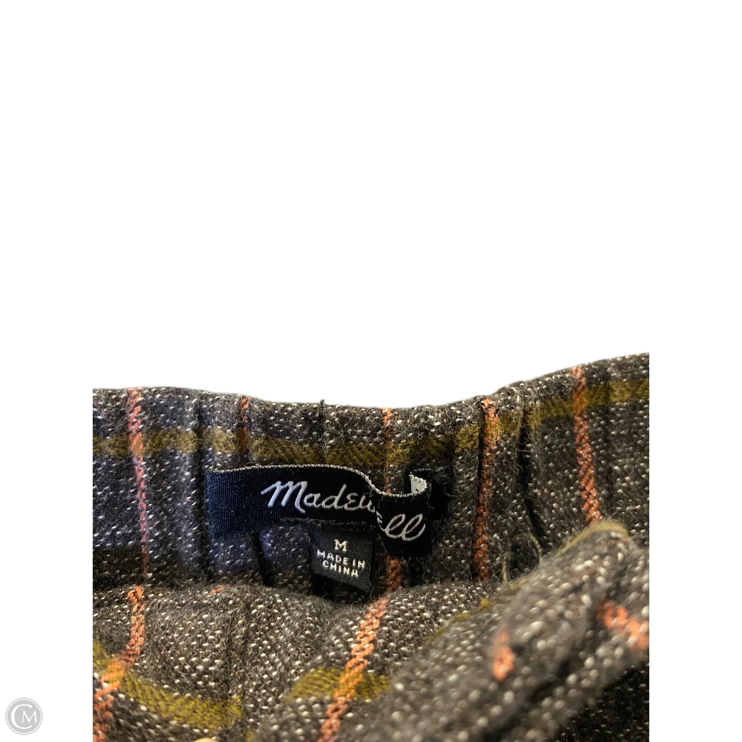Pants Dress By Madewell In Plaid Pattern, Size: M