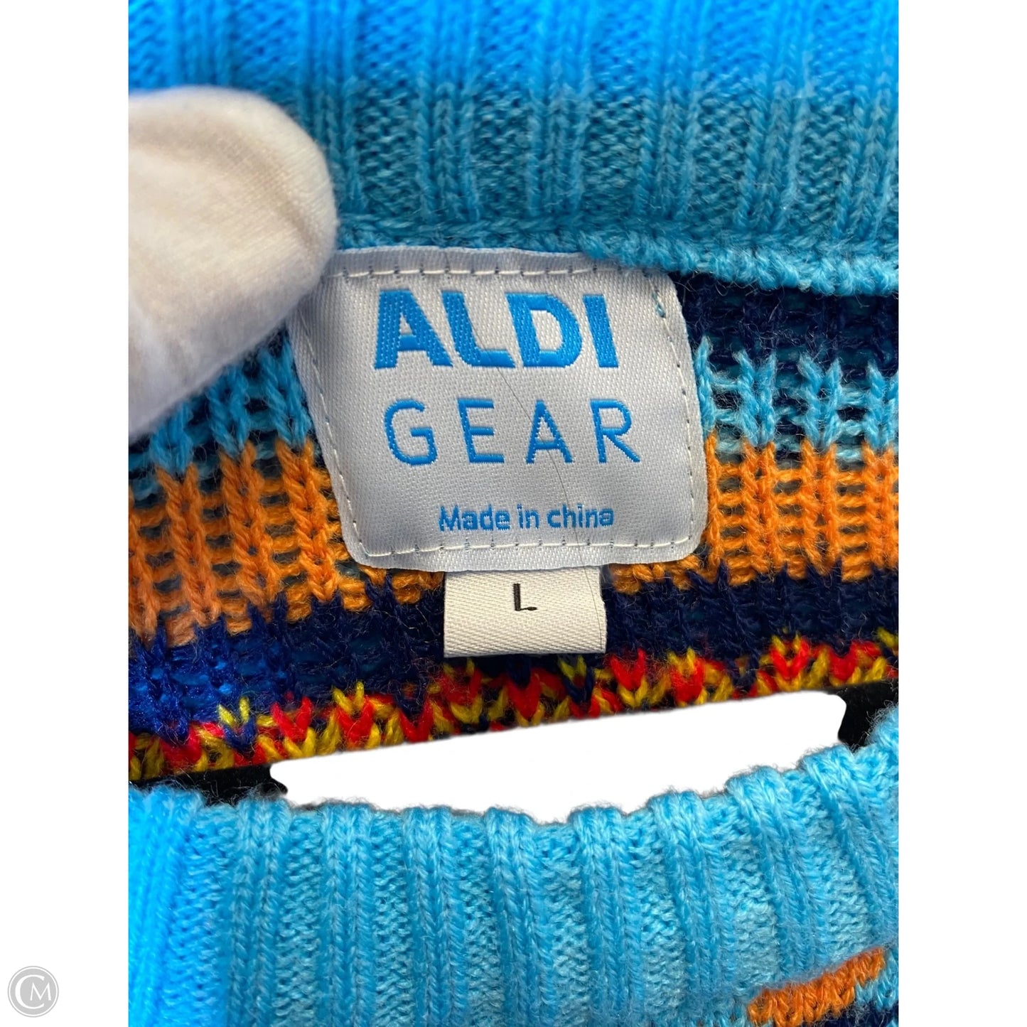 Sweater By Clothes Mentor In Multi-colored, Size: L