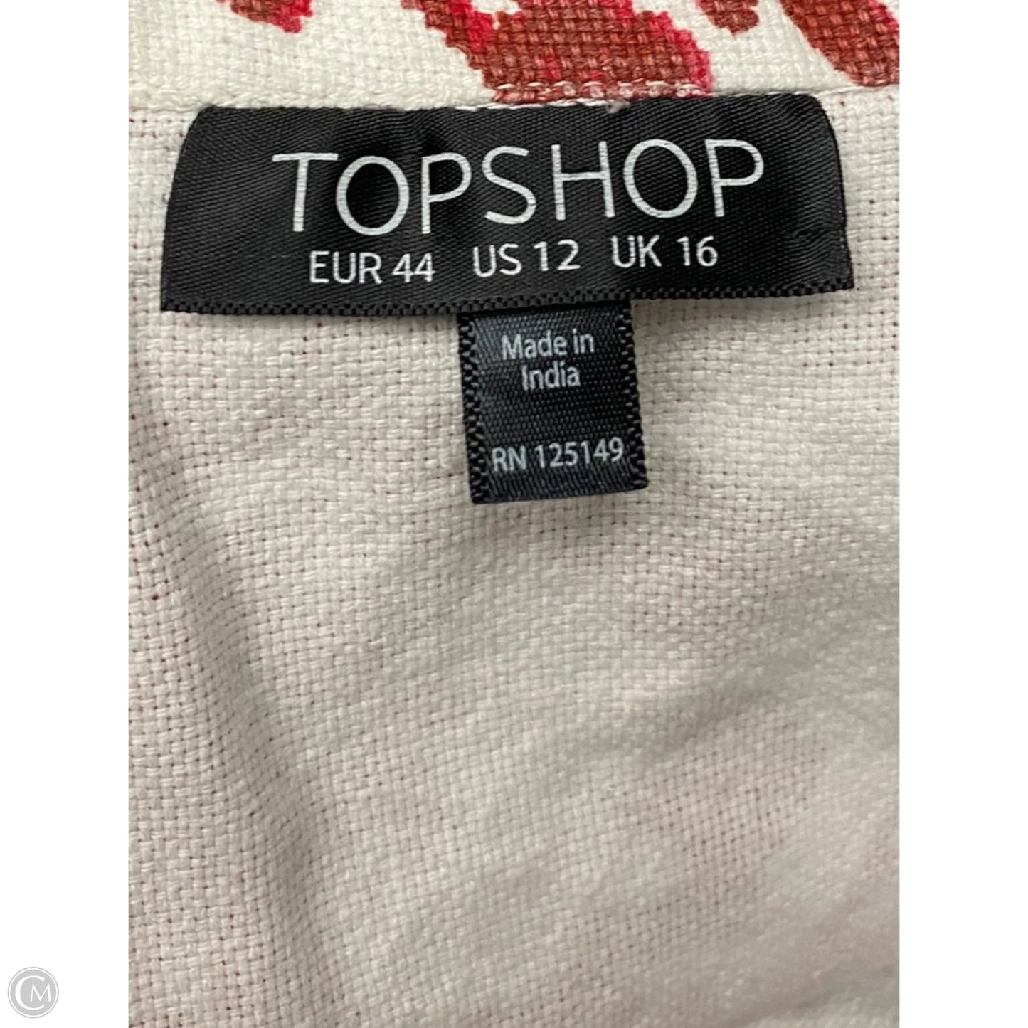 Skirt Mini & Short By Topshop In Floral Print, Size: 12