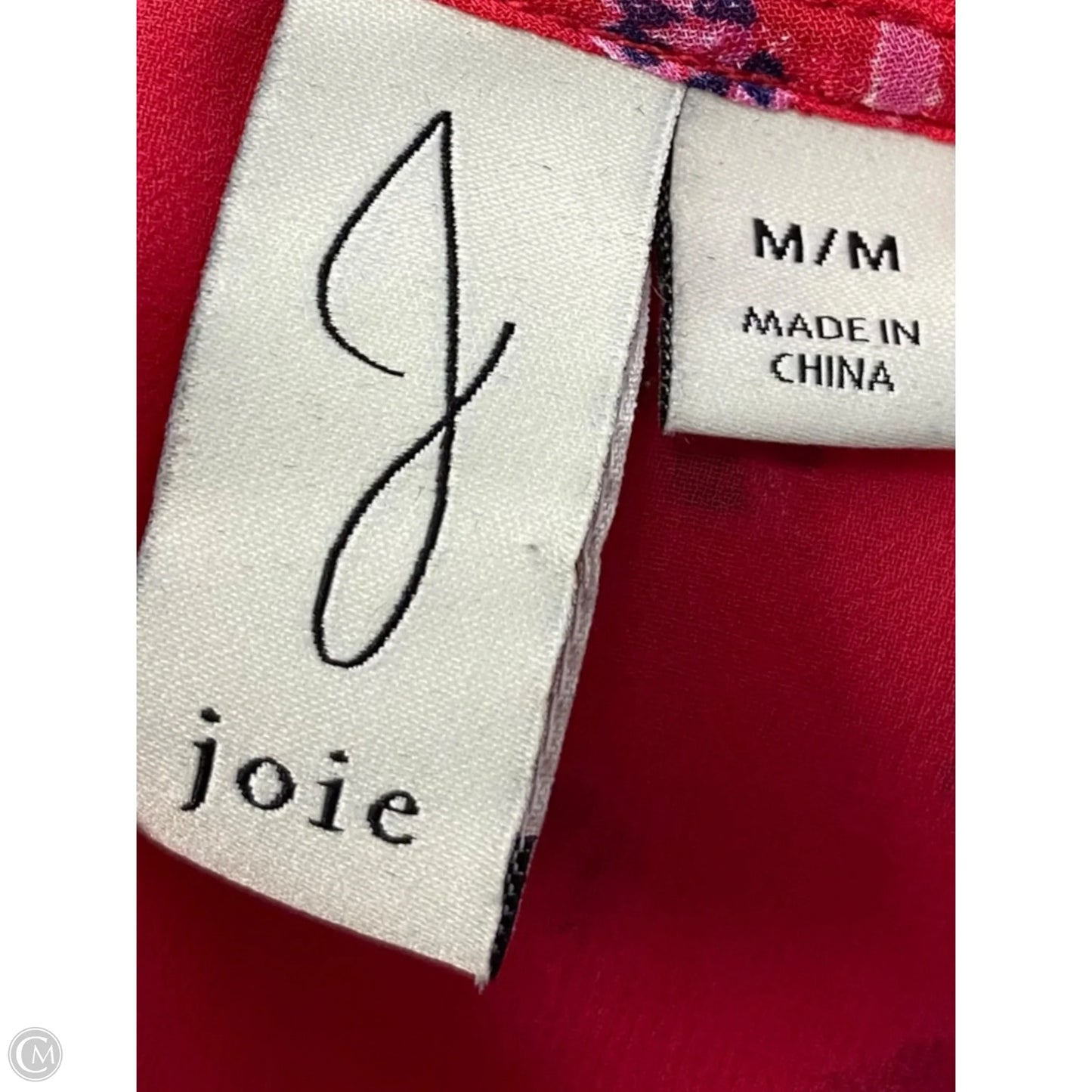 Blouse Long Sleeve By Joie In Floral Print, Size: M