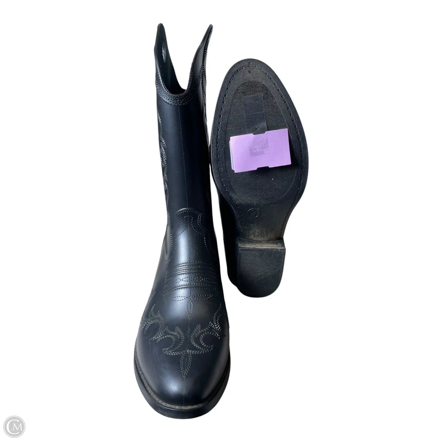 Boots Western By No Boundaries In Black, Size: 9