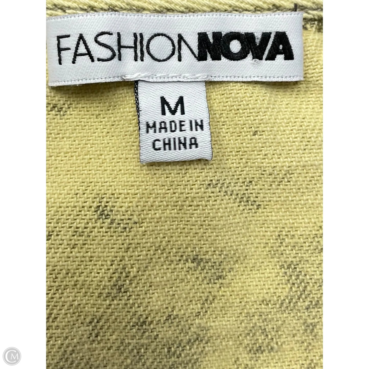 Vest Other By Fashion Nova In Yellow, Size: M