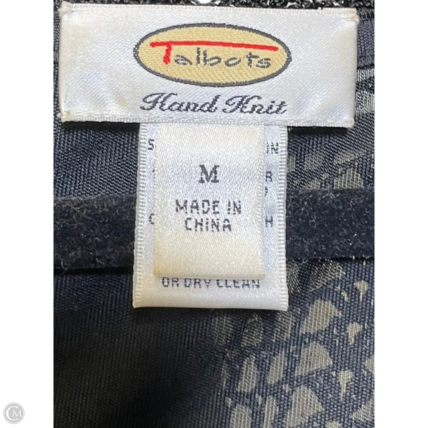 Top Sleeveless By Talbots In Black, Size: M