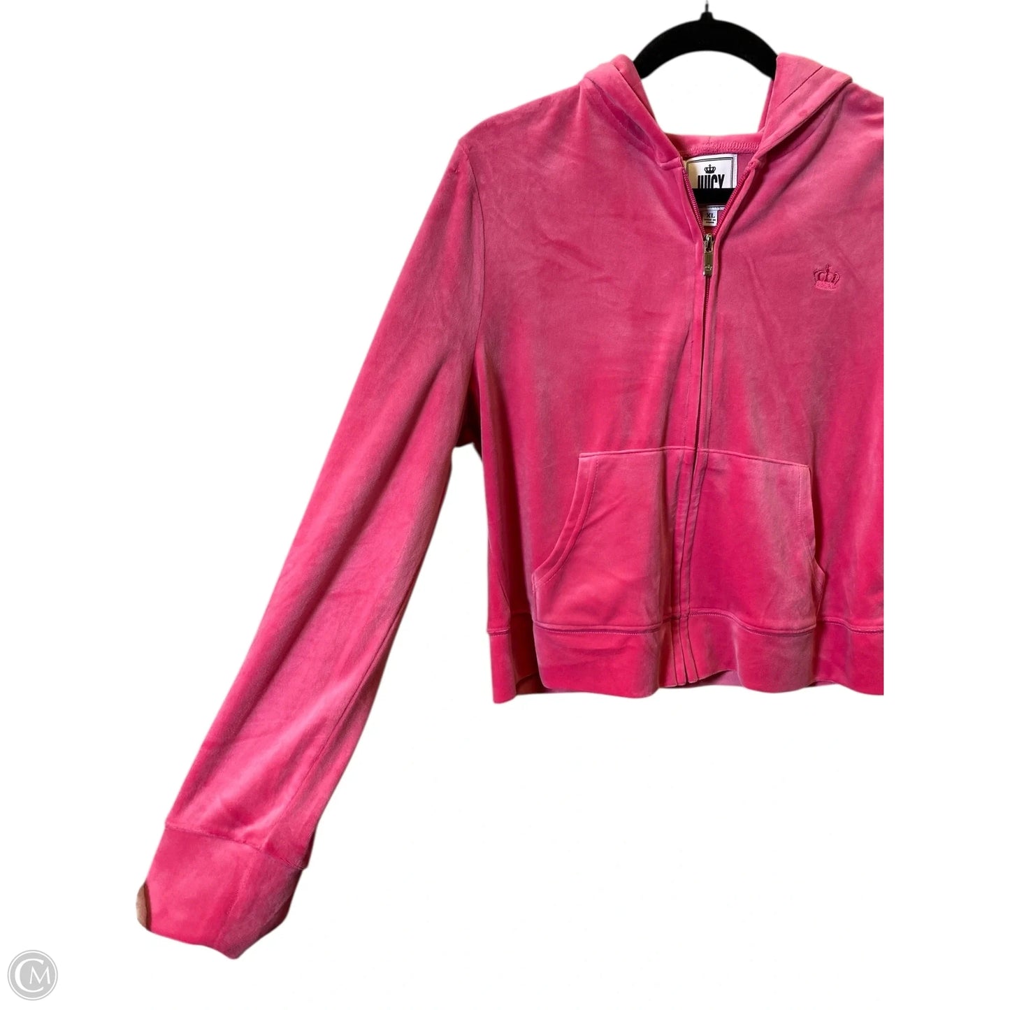 Sweatshirt Hoodie By Juicy Couture In Pink, Size: Xl