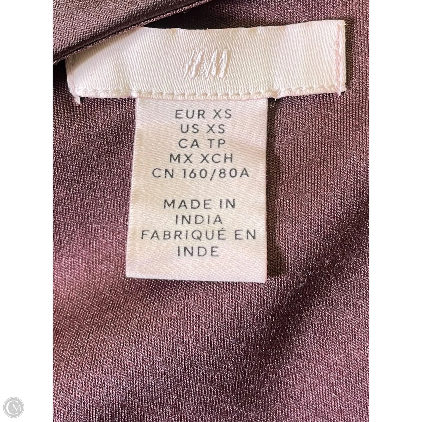 Dress Casual Maxi By H&m In Brown, Size: Xs