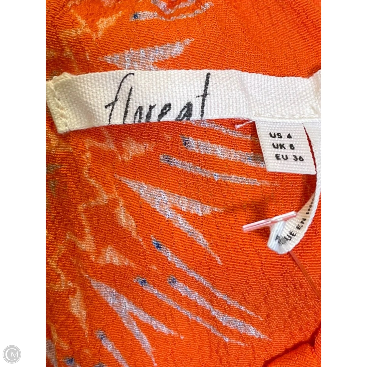 Dress Casual Midi By Floreat In Orange, Size: 4