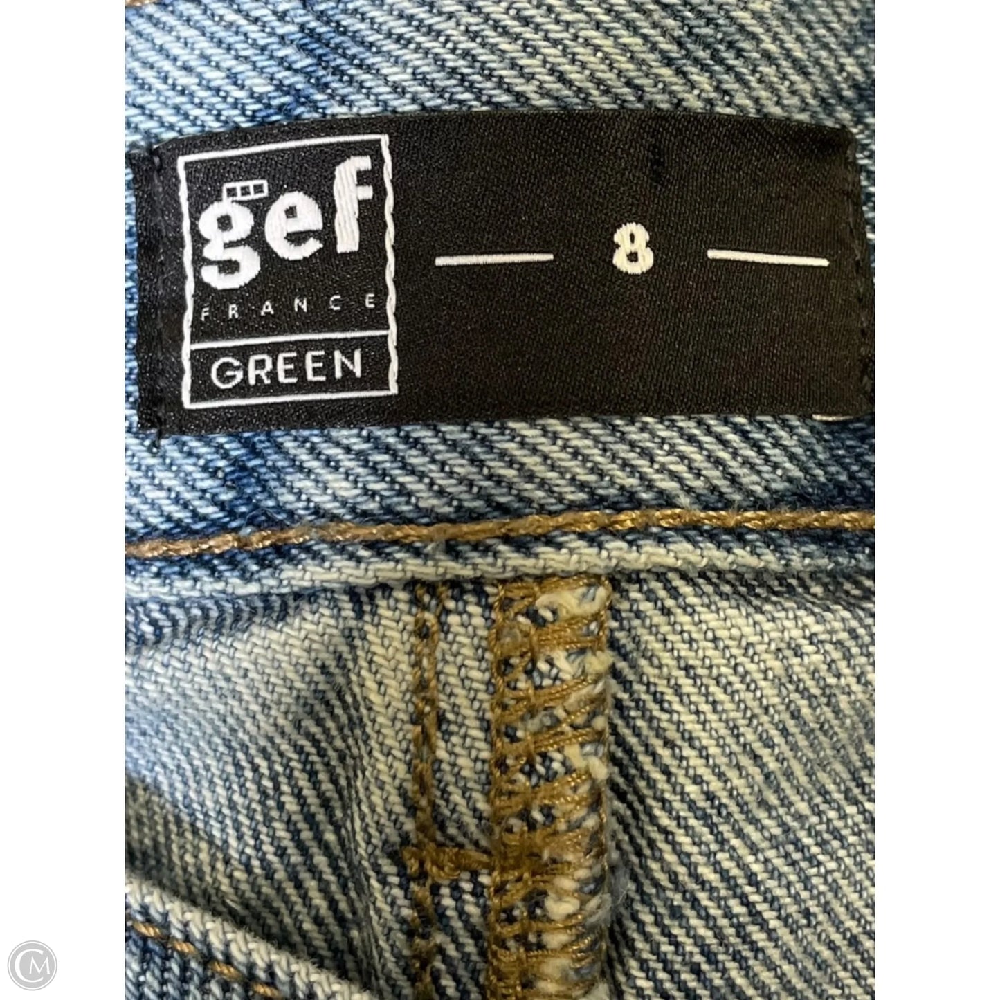 Skort By Clothes Mentor In Blue Denim, Size: 8