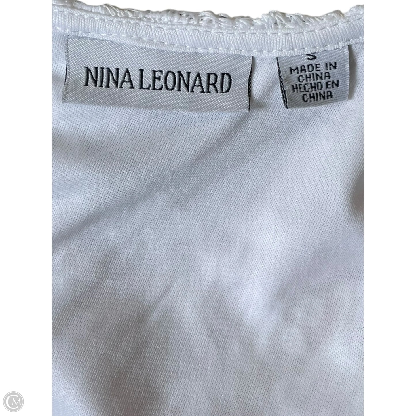 Dress Casual Midi By Nina Leonard In White, Size: S