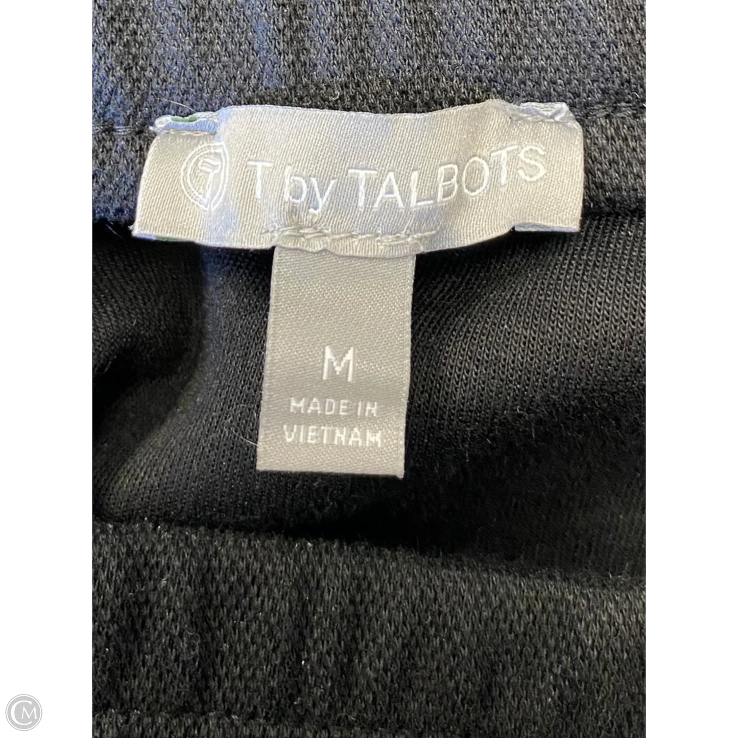 Skirt Midi By Talbots In Black & White, Size: M