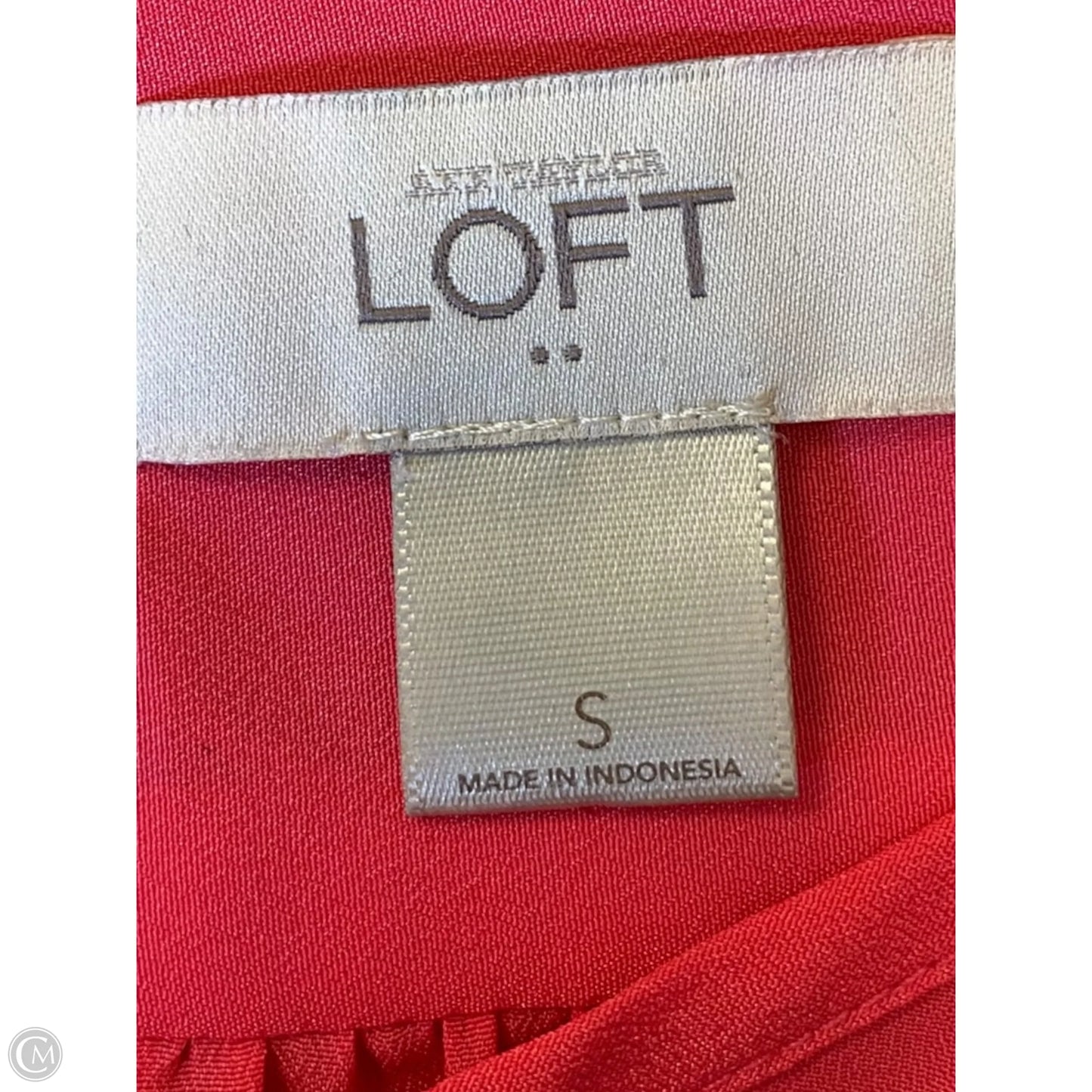 Dress Casual Midi By Loft In Pink, Size: S