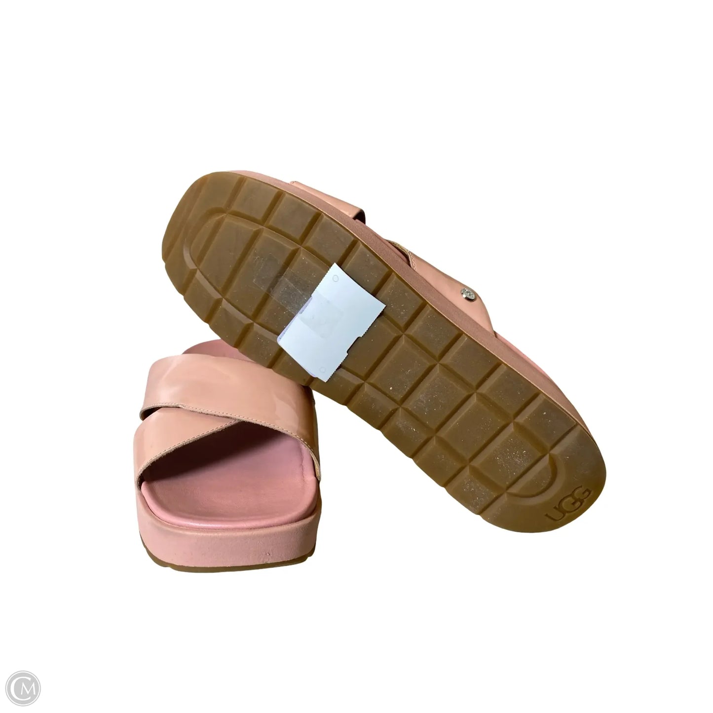 Sandals Designer By Ugg In Pink, Size: 10