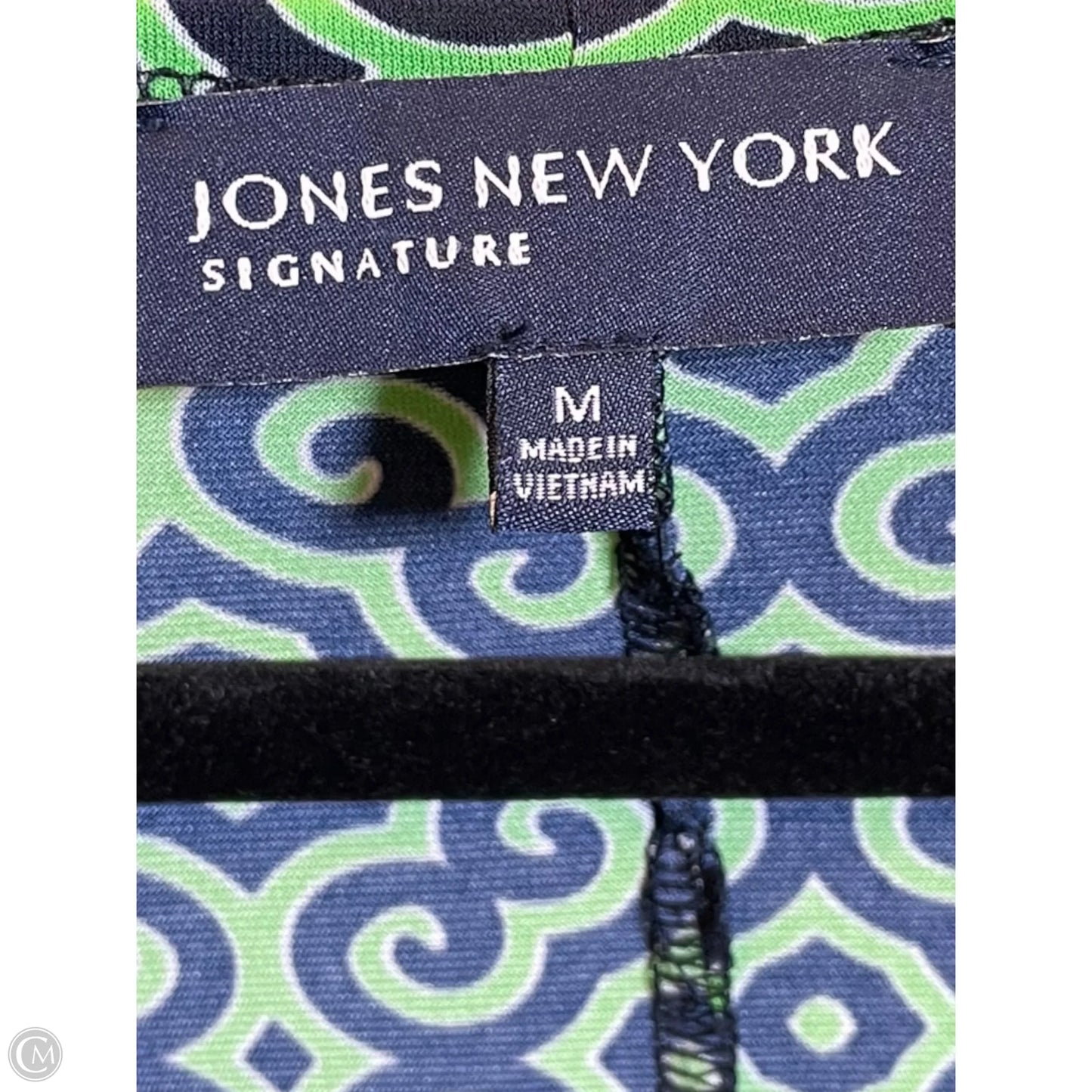 Dress Casual Midi By Jones New York In Blue & Green, Size: M